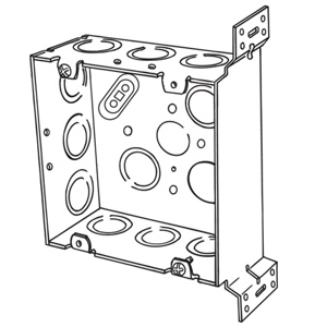 Appleton Emerson ETP™ 4-11/16 Square 11B Boxes 4-11/16 Square Box Bracket Metallic 2-1/8 in