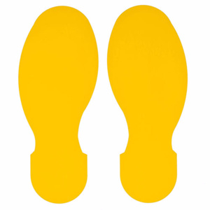 Brady ToughStripe® Floor Footprints 10 in 3.5 in B-514 Polyester