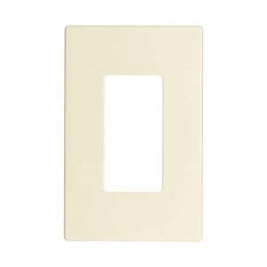 Eaton Wiring Devices Midsized Decorator Wallplates 1 Gang Light Almond Polycarbonate Snap-on