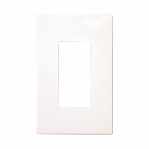Eaton Wiring Devices Midsized Decorator Wallplates 1 Gang White Polycarbonate Snap-on