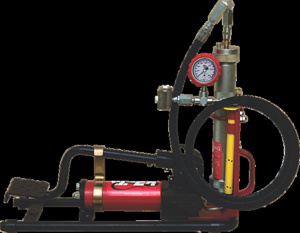 Val-Tex QS-1800-A Manual Foot Operated Lubrication Guns