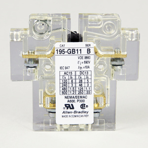 Rockwell Automation 195 Series IEC Auxiliary Contacts