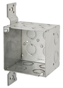 ABB Thomas & Betts Bracketed 4 Square 1900 Boxes 4 Square Box Bracket - CV 3-1/2 in Metallic