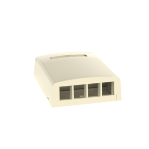Panduit NetKey NK4BX Series Four Port Surface Mount Boxes