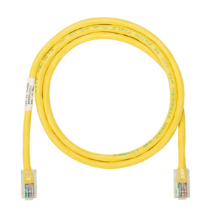 Panduit Cat5e Riser Patch Cords Unshielded RJ45 25 ft 24/4PR Yellow