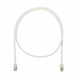 Panduit Cat5e Riser Patch Cords Unshielded RJ45 3 ft 24/4PR White
