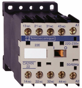 Square D TeSys™ K Control Relays 480 VAC 2 NO 2 NC DIN Rail