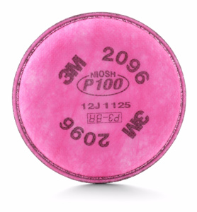 3M 2000 Series Particulate Filters with Nuisance Level Acid Gas Relief P100