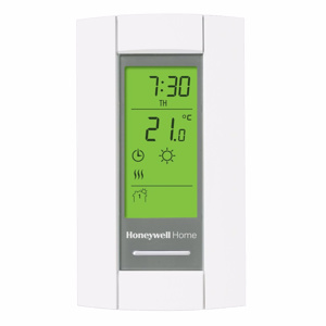 Ademco LineVoltPRO™  Heat - Programmable Electronic Wall Thermostat - Line Voltage 208 VAC, 240 VAC Premier White