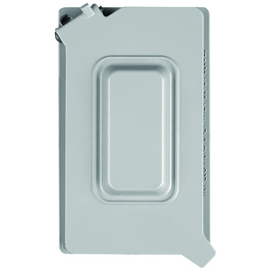 Pass & Seymour CA Series Weatherproof Outlet Box Covers 4-1/2 in x 2-3/4 in Aluminum Die Cast Gray