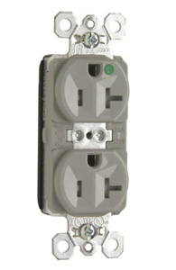 PTTR8300-GRY PT DUP RECEP HG TR