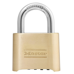 Master Lock Combination Padlocks Brass, Steel