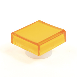 Rockwell Automation 800B Series Push Button Square Lens Caps 16 mm Yellow Acrylic