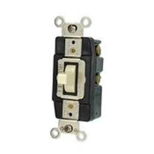 Leviton SPDT Toggle Light Switches 20 A 120/277 V Almond