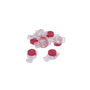 Ideal Insulated Butt Connectors 26 - 19 AWG Copper Plastic Red