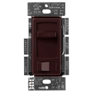 Lutron Skylark® Contour® C.L® Dimmers Rocker/Slide 16 A CFL, Halogen, Incandescent, LED