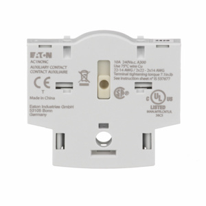 Eaton Bussmann Auxiliary Contacts