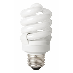 TCP SpringLamp® Series Self-ballasted Compact Fluorescent Lamps Twist CFL Medium (E26) 2700 K 13 W