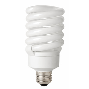 TCP SpringLamp® Series Self-ballasted Compact Fluorescent Lamps Twist CFL Medium (E26) 6500 K 27 W