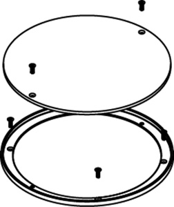 Wiremold RFB Floor Box Rings