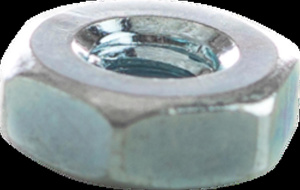 Minerallac Steel Hex Nuts 32 TPI #10 Grade A Zinc-plated 100 per Pack