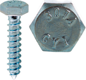 Minerallac Steel Hex Head Lag Screws
