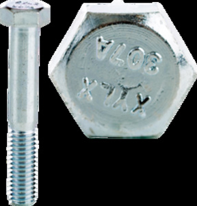 Minerallac Steel Hex Head Machine/Tap Bolts 16 TPI 3/8 in 3/4 in Grade 2 Zinc-plated