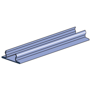Unistrut P3184 Series PVC Closure Strips Steel Pre-Galvanized