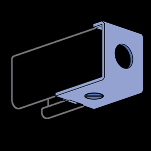 Atkore Unistrut Channel End Connectors 90 deg Steel Electrogalvanized