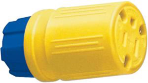 Ericson Perma-Grip® Series Connectors 5-15R 125 V Yellow