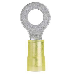 Panduit PN Series Insulated Ring Terminals 12 - 10 AWG 1/2 in Yellow
