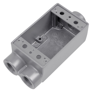 ABB Thomas & Betts AFS Series Device Boxes Cast Aluminum FS Box 21.60 in³ ABB Thomas & Betts AFS Series Device Boxes Cast Aluminum FS Box 21.60 in³