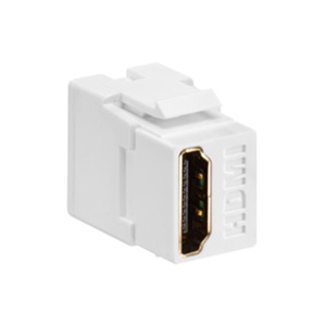 Leviton 40834 QuickPort® HDMI® Series Connectors HDMI Quickport ABS Plastic White
