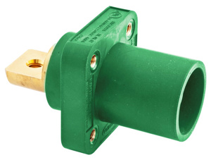 Hubbell Wiring HBLMRB Series Single Pole Receptacles 400 A Male 600 V Green 4 - 4/0 AWG Screw