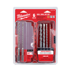 Milwaukee Drill Bit Sets 6 Piece Carbide Tip