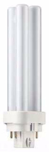 Signify Lighting Alto® Series Compact Fluorescent Lamps Double Twin Tube (DTT) CFL 4-pin 4-pin (G24q-1) 4100 K 13 W