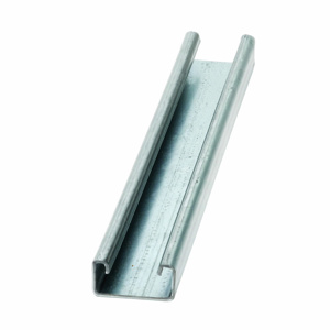 Eaton B-Line B54 Series Solid Strut Channels 13/16" x 1-5/8" Single, Solid Zinc-plated