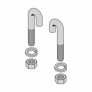 Eaton B-Line Steel J-bolts