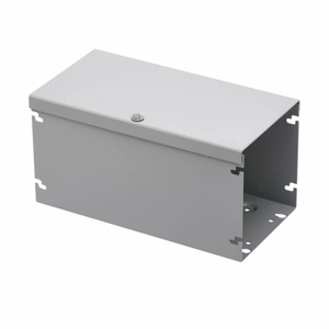 Eaton B-Line NEMA 3R Removeable Hinge Cover Steel Wireways 6 x 6 x 120 in Without Knockouts