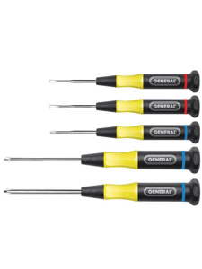 General Tools 5-Piece Precision Screwdriver Sets