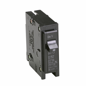 Eaton BR Plug-in Circuit Breakers 10 A 120/240 VAC 10 kAIC 1 Pole 1 Phase