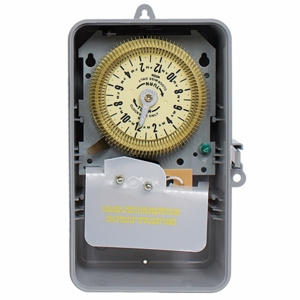 Intermatic T1900/T1970 Series Time Clock Electromechanical 24 hr with 15 min Interval 20 A Plastic