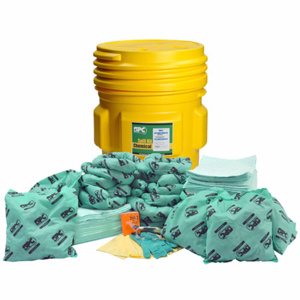 Brady Hazwik® Drum Chemical Spill Kits Chemical Absorbency 65 gal
