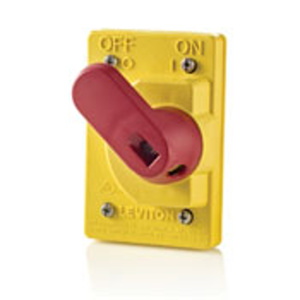 Leviton Weatherproof Outlet Box Covers Toggle Switch 1 Gang Yellow