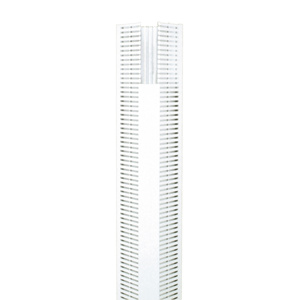 Panduit PanelMax™ Type CWD Narrow Slow Corner Wire Duct 5.33 in x 4.58 in x 6 ft White Cover Not Included