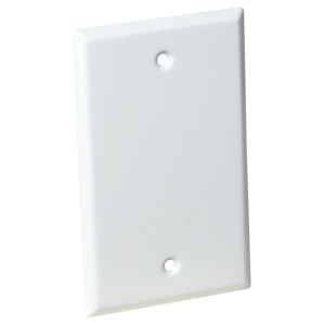 ABB Thomas & Betts Weatherproof Outlet Box Covers Blank 1 Gang White