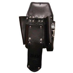 Buckingham Double Back Holsters Leather Black 10-3/4 x 8 in