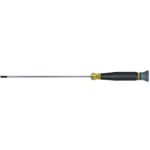 Klein Tools Cabinet Slotted Tip Electronic Screwdrivers 1/8 in 6.00 in Round
