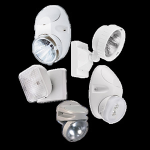 Lithonia LED 2 Lamp Emergency Lights Remote Capacity 1 W
