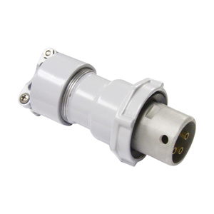 Eaton Crouse-Hinds PowerMate™ CCP Series Pin and Sleeve Plugs 2P2W 60 A 600 VAC/250 VDC 1 Phase Style 1